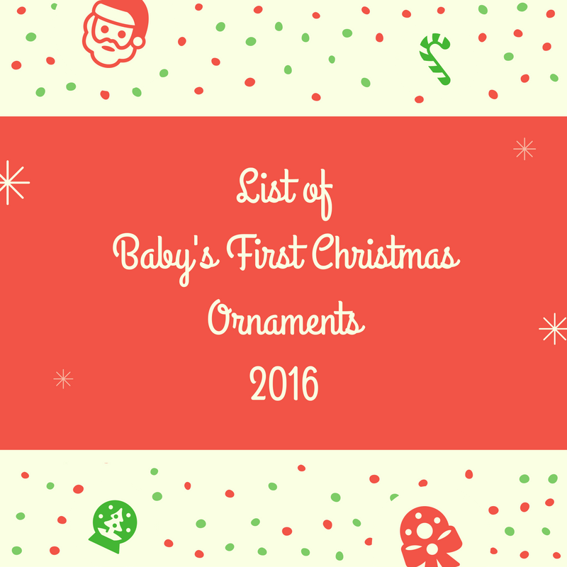 baby's first christmas 2016