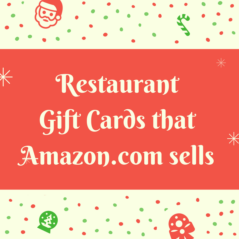 restaurant gift cards