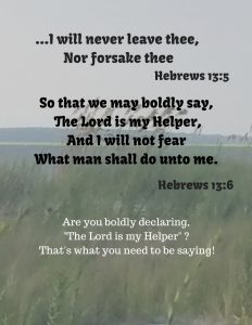 Hebrews 13:5-6