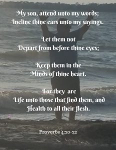 Proverbs 4:20-22